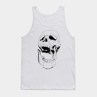 Black Skull - Unclench Your Jaw Tank Top